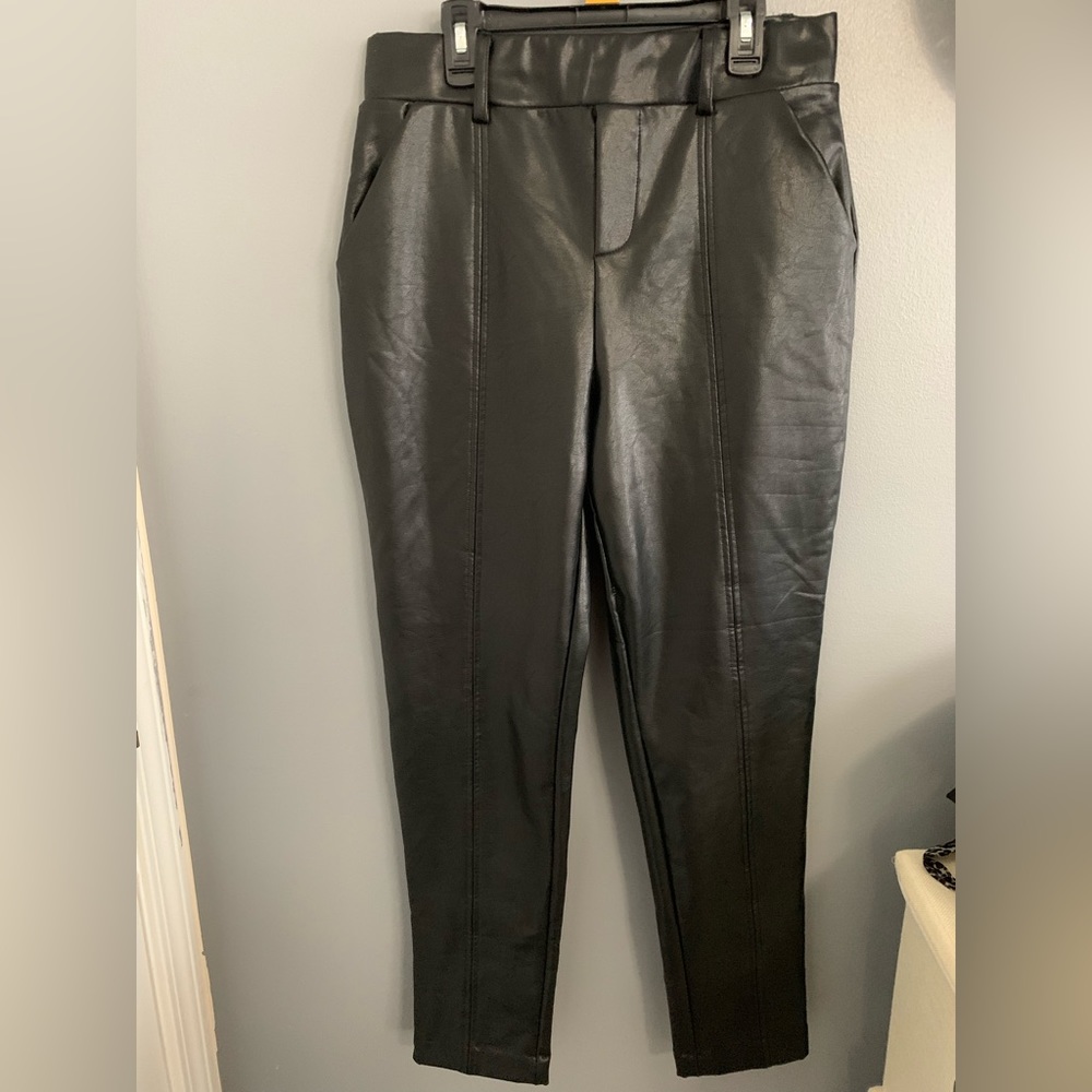 BBJ Los Angeles brand size M stretch waist black leggings- NWT - Picture 2 of 10